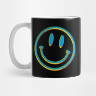 Acid Smiley in blue Mug